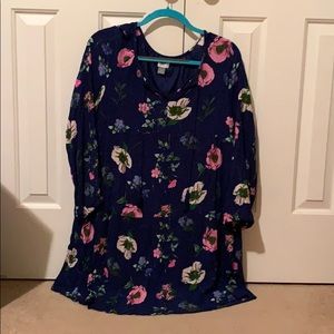 Floral print dress